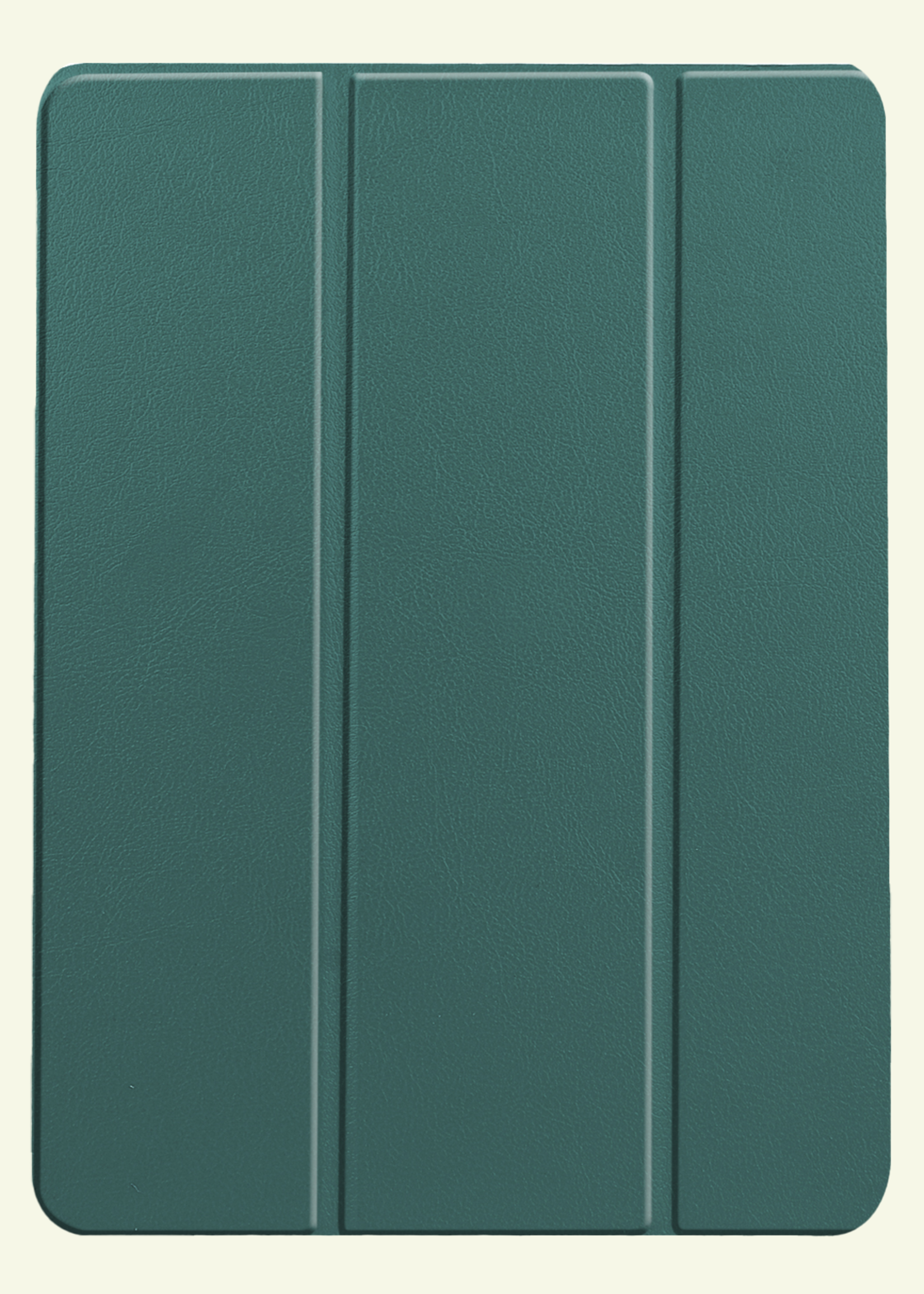 LUQ Hoes Geschikt voor iPad Air 6 (11 inch) Hoes Luxe Hoesje Book Case - Hoesje Geschikt voor iPad Air 2024 (11 inch) Hoes Cover - Donkergroen