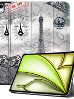 LUQ LUQ iPad Air 6 (11 inch) Hoesje - Eiffeltoren