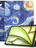 LUQ LUQ iPad Air 6 (11 inch) Hoesje - Sterrenhemel