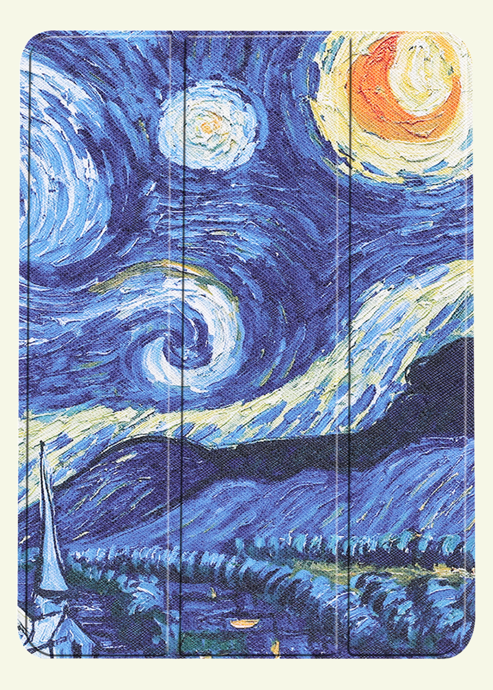 LUQ Hoes Geschikt voor iPad Air 6 (11 inch) Hoes Luxe Hoesje Book Case - Hoesje Geschikt voor iPad Air 2024 (11 inch) Hoes Cover - Sterrenhemel