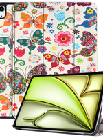 LUQ LUQ iPad Air 6 (11 inch) Hoesje - Vlinders