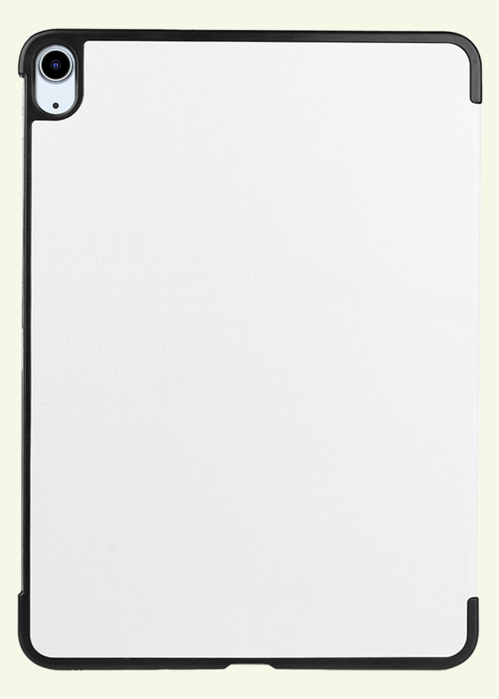 LUQ Hoes Geschikt voor iPad Air 6 (11 inch) Hoes Luxe Hoesje Book Case - Hoesje Geschikt voor iPad Air 2024 (11 inch) Hoes Cover - Wit