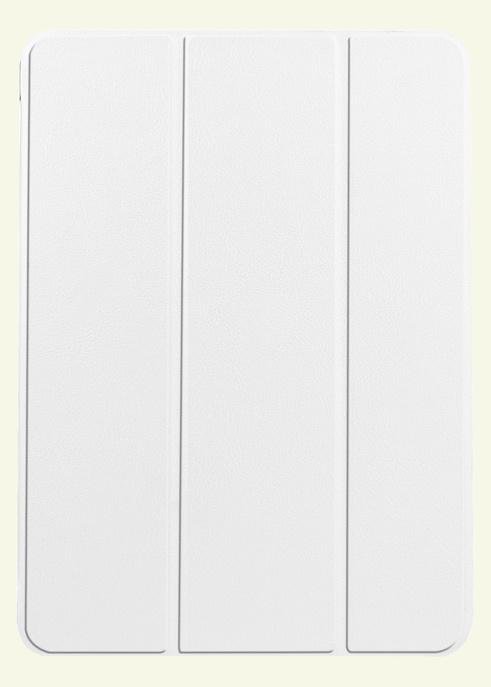 LUQ Hoes Geschikt voor iPad Air 6 (11 inch) Hoes Luxe Hoesje Book Case - Hoesje Geschikt voor iPad Air 2024 (11 inch) Hoes Cover - Wit