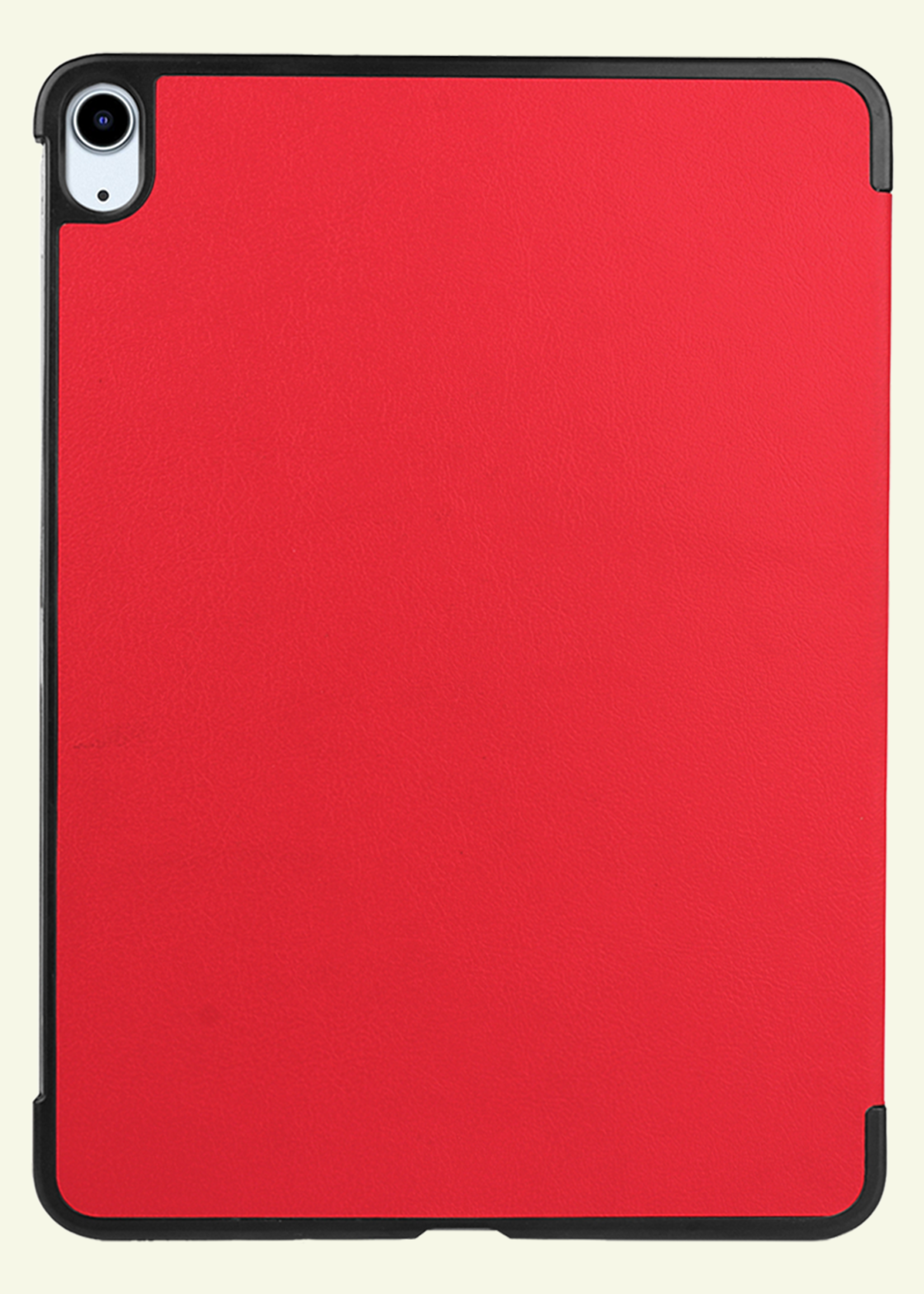 LUQ Hoes Geschikt voor iPad Air 6 (13 inch) Hoes Luxe Hoesje Book Case - Hoesje Geschikt voor iPad Air 2024 (13 inch) Hoes Cover - Rood