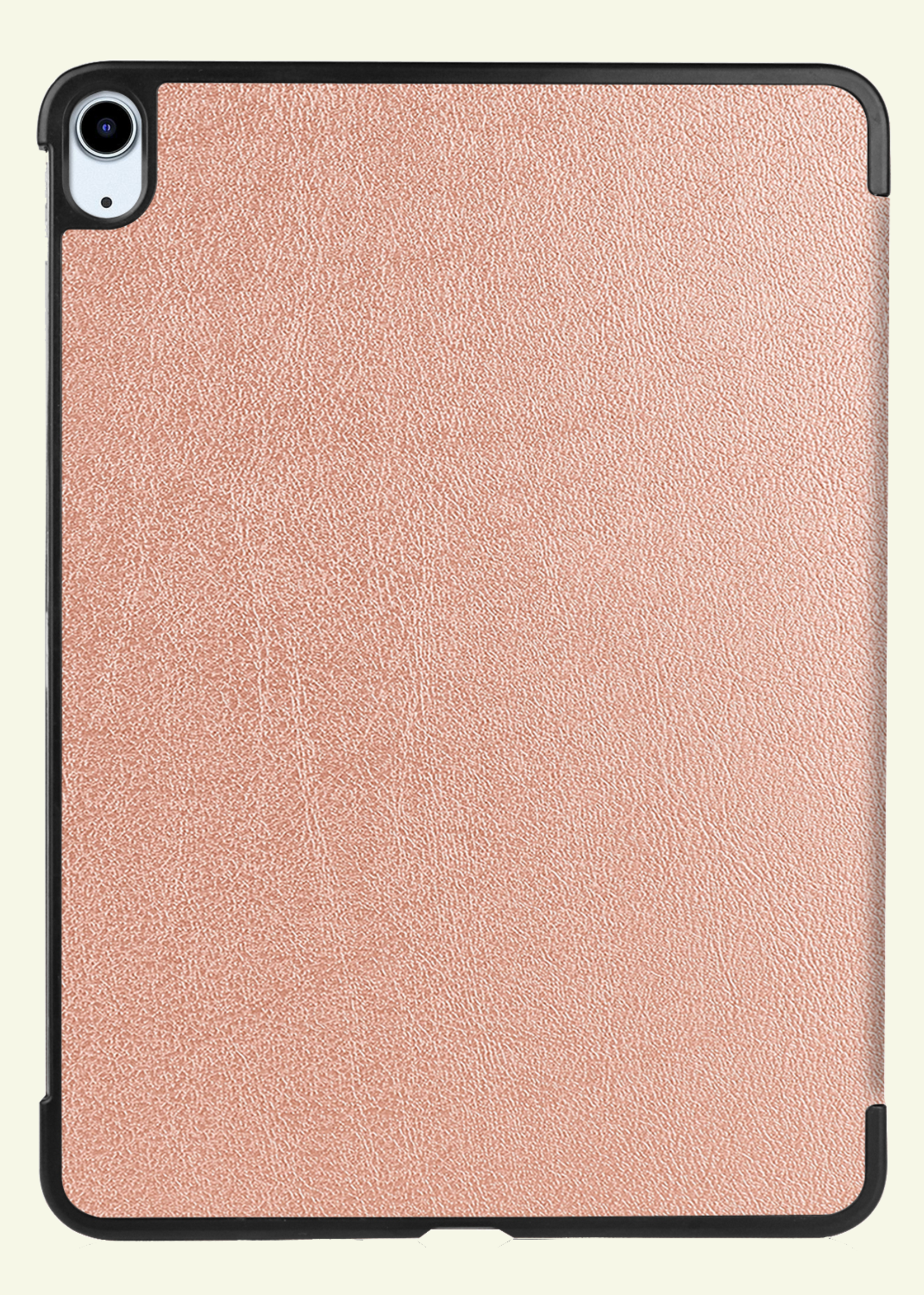 LUQ Hoes Geschikt voor iPad Air 6 (13 inch) Hoes Luxe Hoesje Case Met Uitsparing Geschikt voor Apple Pencil - Hoesje Geschikt voor iPad Air 2024 (13 inch) Hoes Cover - Rosé goud