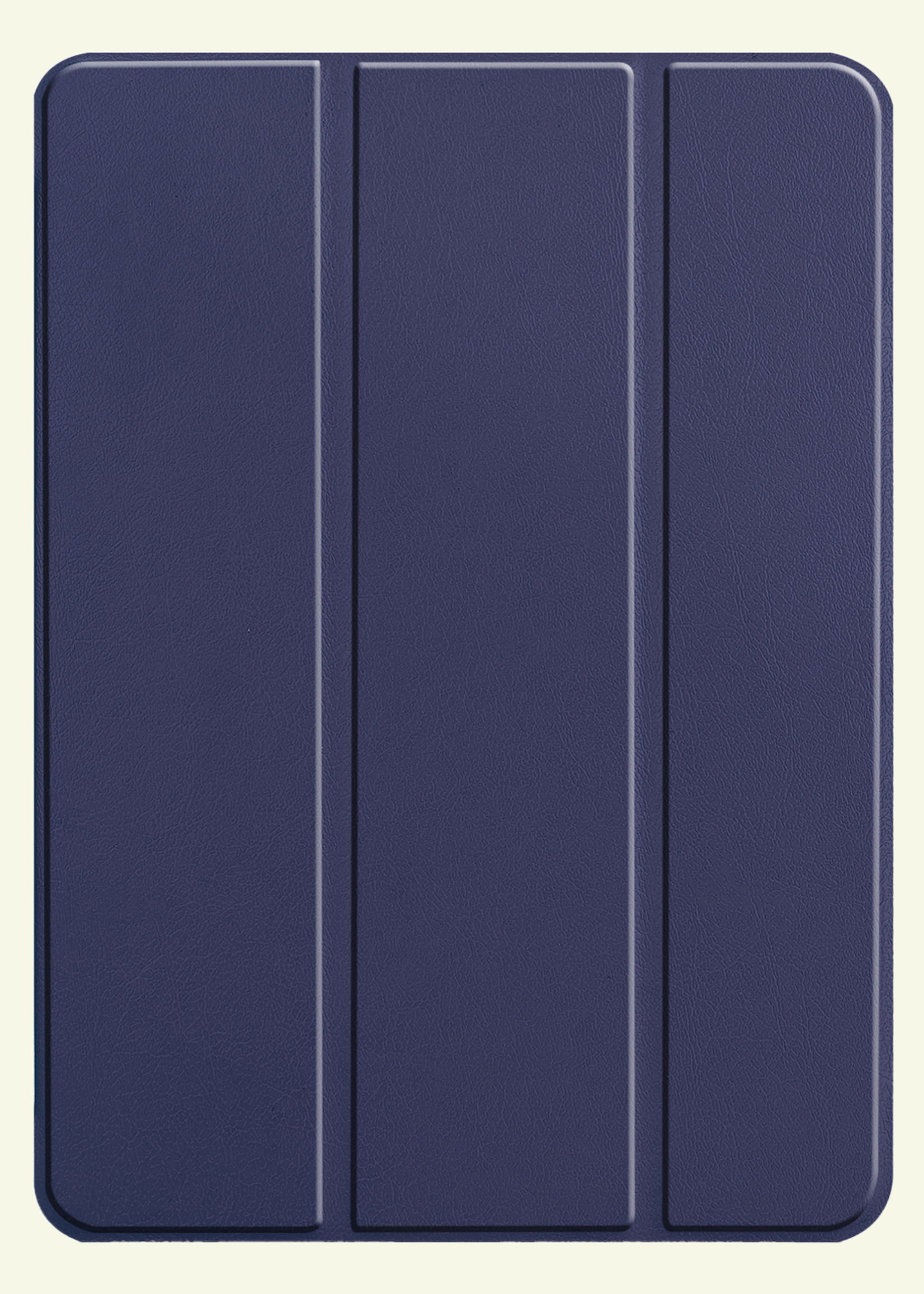 LUQ Hoes Geschikt voor iPad Pro 2024 (11 inch) Hoes Luxe Hoesje Book Case - Hoesje Geschikt voor iPad Pro 2024 11 inch (7e generatie) Hoes Cover - Donkerblauw