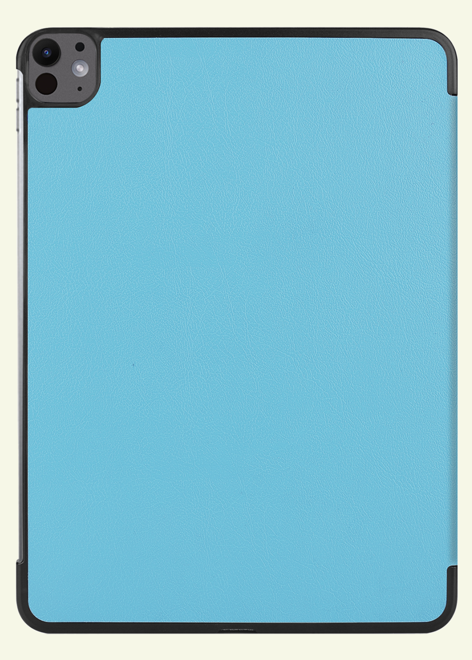 LUQ Hoes Geschikt voor iPad Pro 2024 (11 inch) Hoes Luxe Hoesje Book Case - Hoesje Geschikt voor iPad Pro 2024 11 inch (7e generatie) Hoes Cover - Lichtblauw