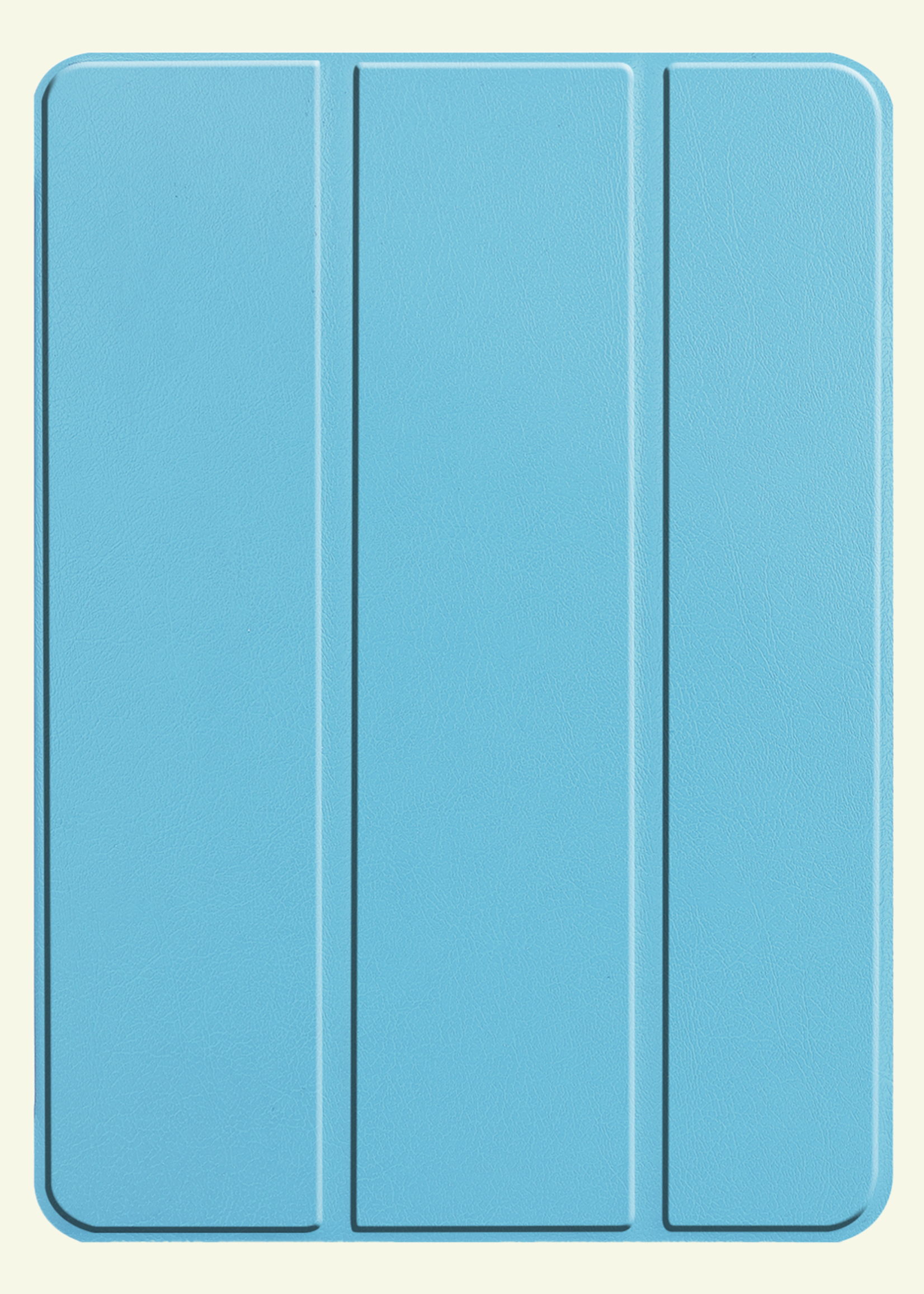 LUQ Hoes Geschikt voor iPad Pro 2024 (11 inch) Hoes Luxe Hoesje Book Case - Hoesje Geschikt voor iPad Pro 2024 11 inch (7e generatie) Hoes Cover - Lichtblauw