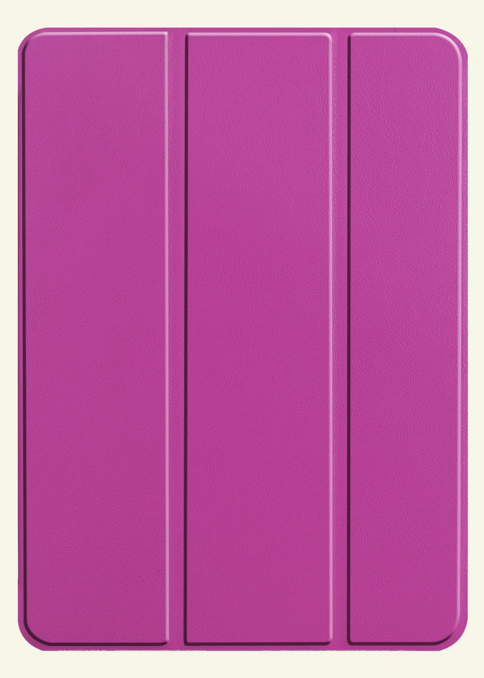 LUQ Hoes Geschikt voor iPad Pro 2024 (11 inch) Hoes Luxe Hoesje Book Case - Hoesje Geschikt voor iPad Pro 2024 11 inch (7e generatie) Hoes Cover - Paars