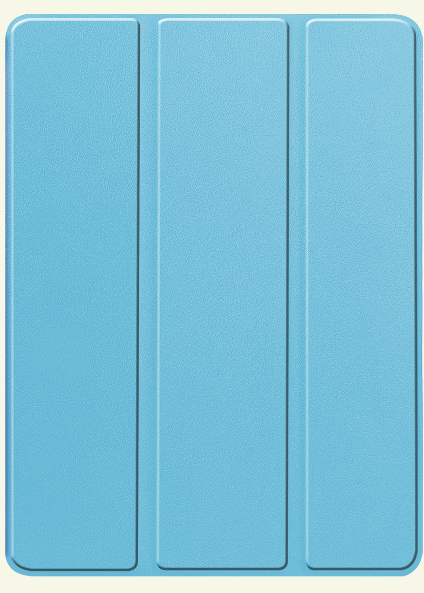 LUQ Hoes Geschikt voor iPad Pro 2024 (11 inch) Hoes Luxe Hoesje Case Met Uitsparing Geschikt voor Apple Pencil - Hoesje Geschikt voor iPad Pro 2024 11 inch (7e generatie) Hoes Cover - Lichtblauw