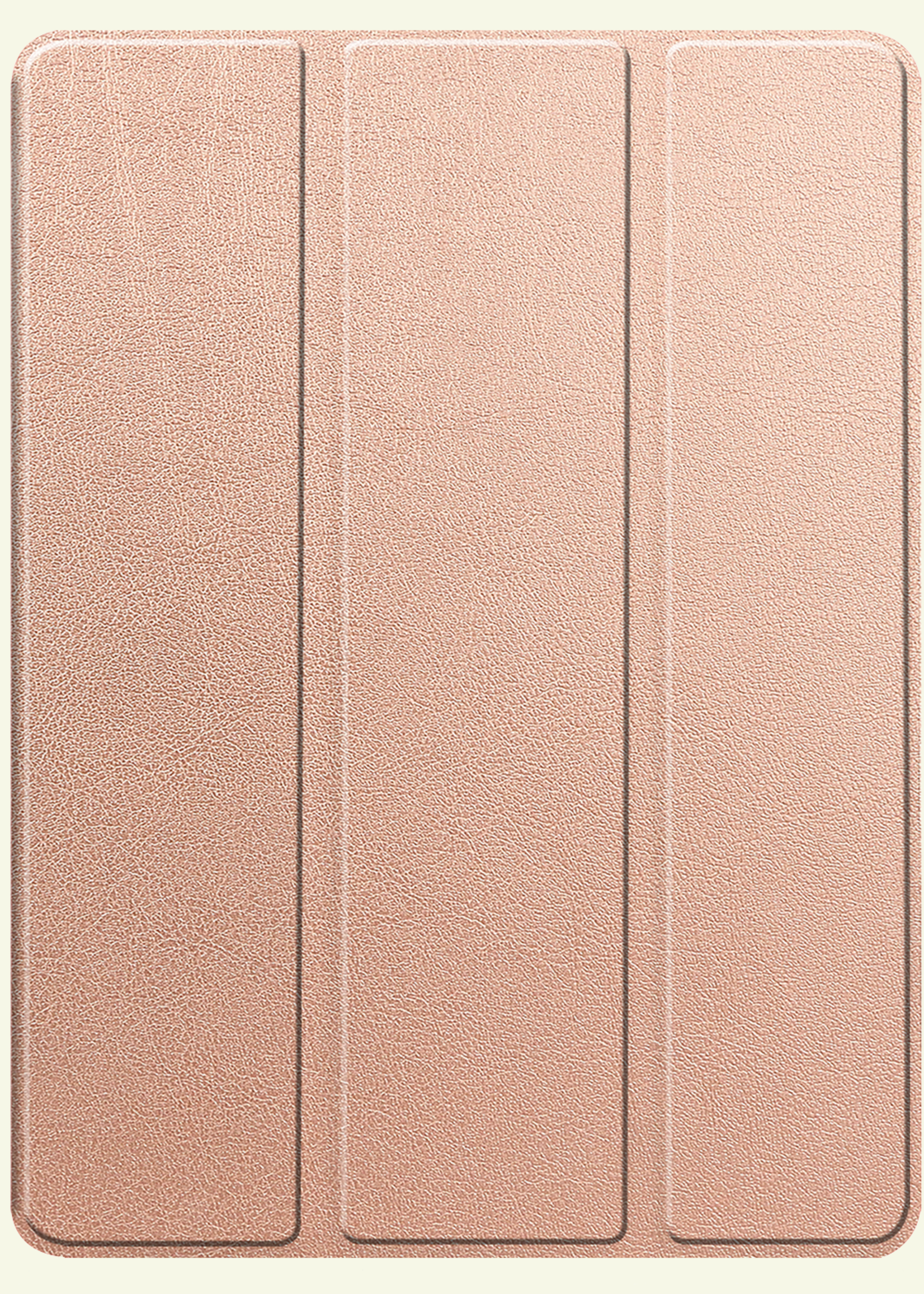 LUQ Hoes Geschikt voor iPad Pro 2024 (11 inch) Hoes Luxe Hoesje Case Met Uitsparing Geschikt voor Apple Pencil - Hoesje Geschikt voor iPad Pro 2024 11 inch (7e generatie) Hoes Cover - Rosé goud