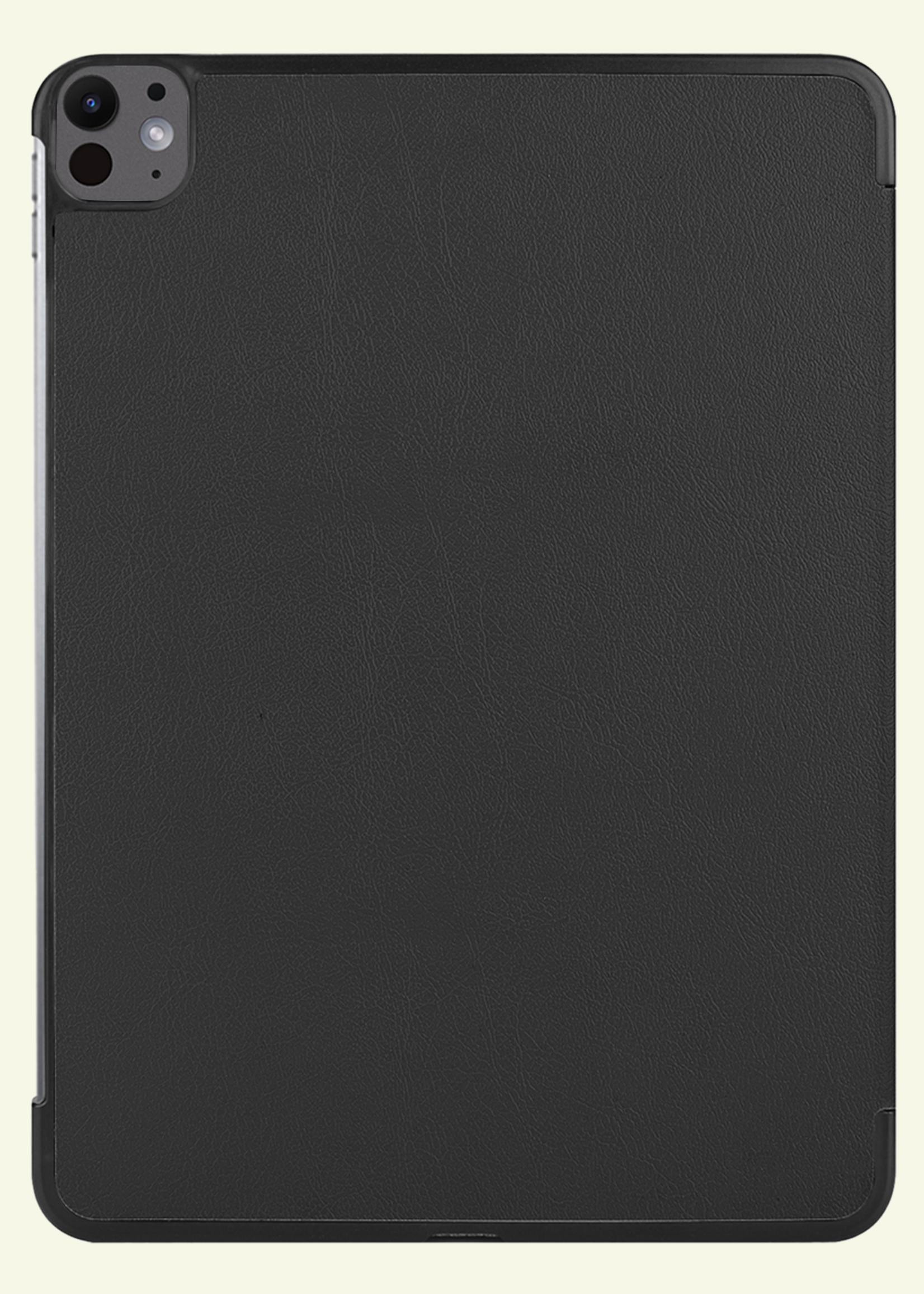 LUQ Hoes Geschikt voor iPad Pro 2024 (13 inch) Hoes Luxe Hoesje Book Case - Hoesje Geschikt voor iPad Pro 2024 13 inch (7e generatie) Hoes Cover - Zwart