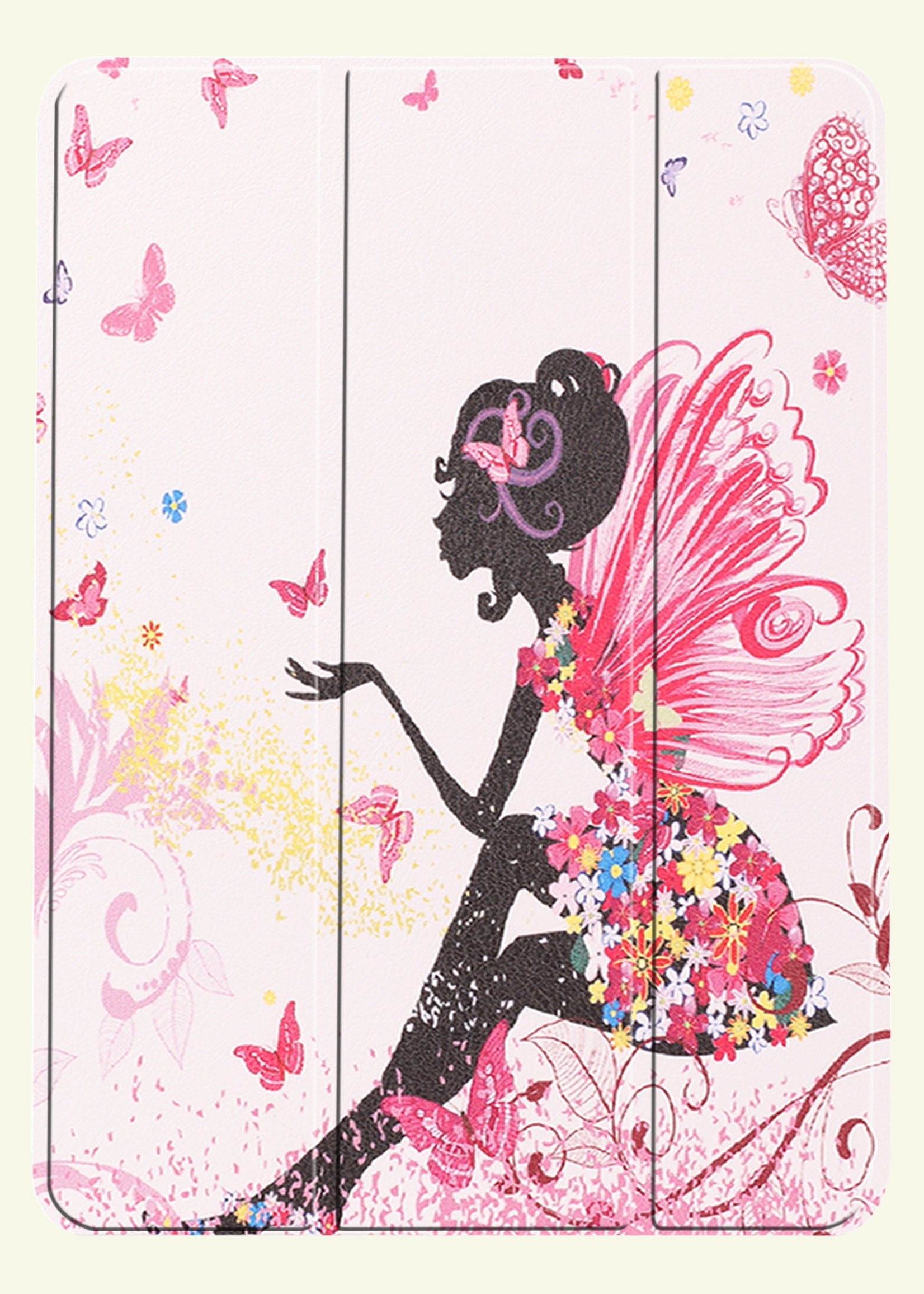 LUQ Hoes Geschikt voor iPad Air 6 (11 inch) Hoes Luxe Hoesje Book Case Met Screenprotector - Hoesje Geschikt voor iPad Air 2024 (11 inch) Hoes Cover - Elfje