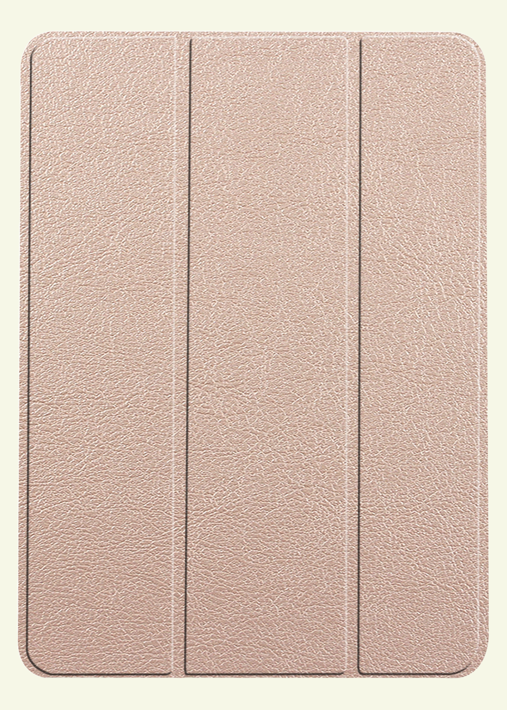 LUQ Hoes Geschikt voor iPad Air 6 (11 inch) Hoes Luxe Hoesje Book Case Met Screenprotector - Hoesje Geschikt voor iPad Air 2024 (11 inch) Hoes Cover - Goud