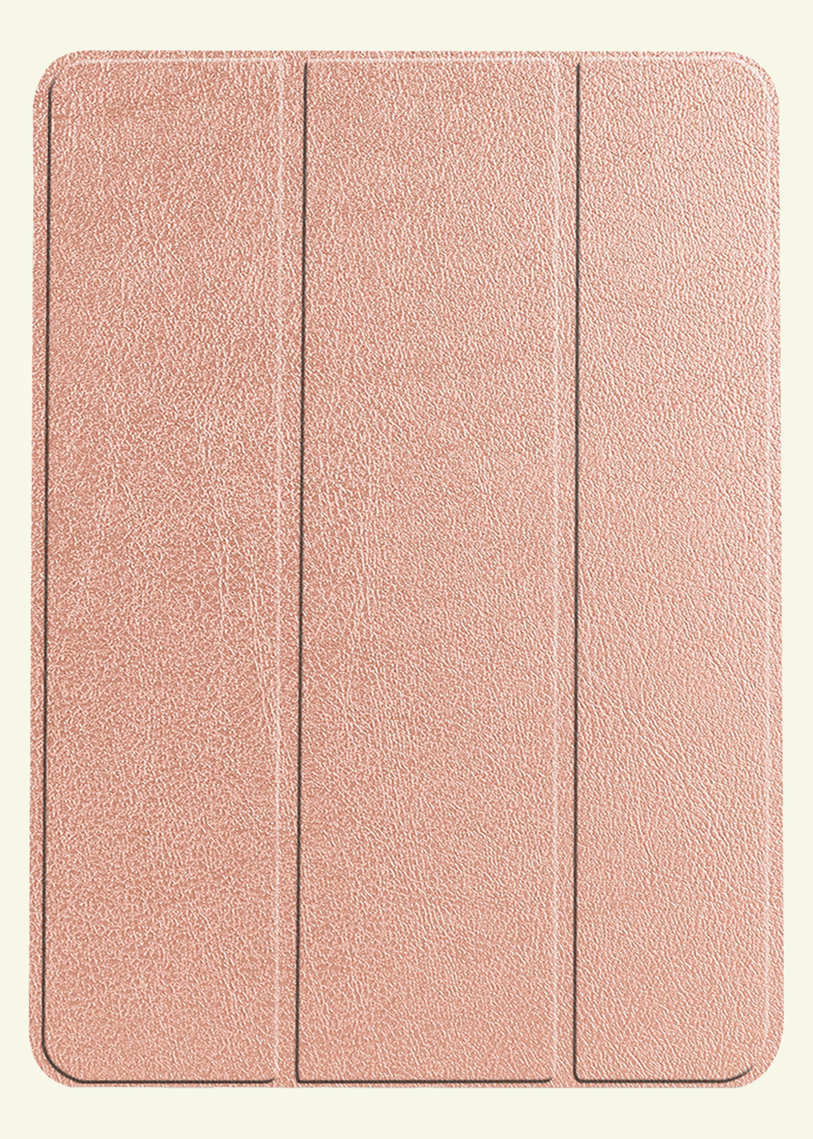 LUQ Hoes Geschikt voor iPad Air 6 (11 inch) Hoes Luxe Hoesje Case Met Uitsparing Geschikt voor Apple Pencil Met Screenprotector - Hoesje Geschikt voor iPad Air 2024 (11 inch) Hoes Cover - Rosé goud
