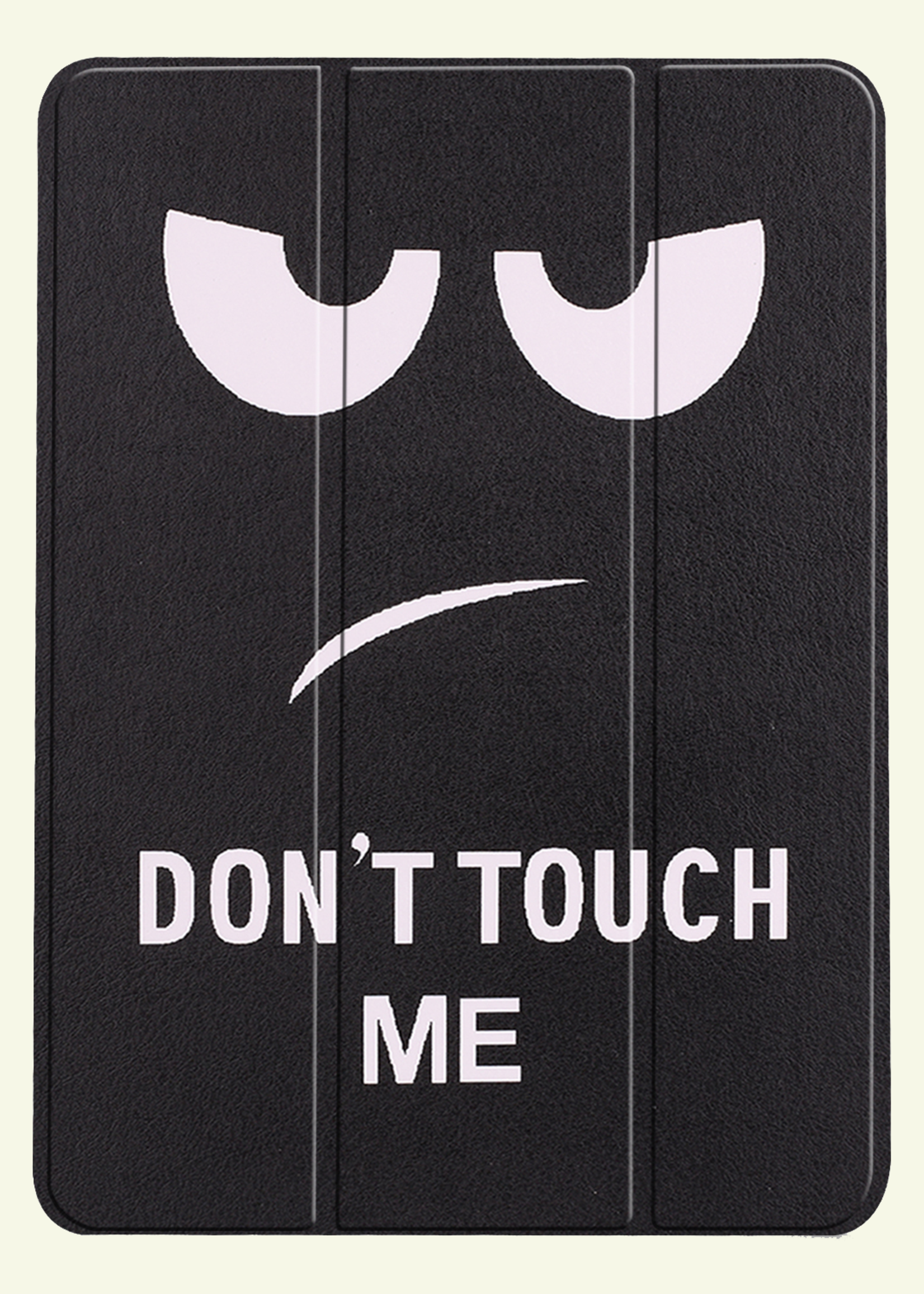 LUQ Hoes Geschikt voor iPad Air 6 (11 inch) Hoes Luxe Hoesje Case Met Uitsparing Geschikt voor Apple Pencil Met Screenprotector - Hoesje Geschikt voor iPad Air 2024 (11 inch) Hoes Cover - Don't Touch Me