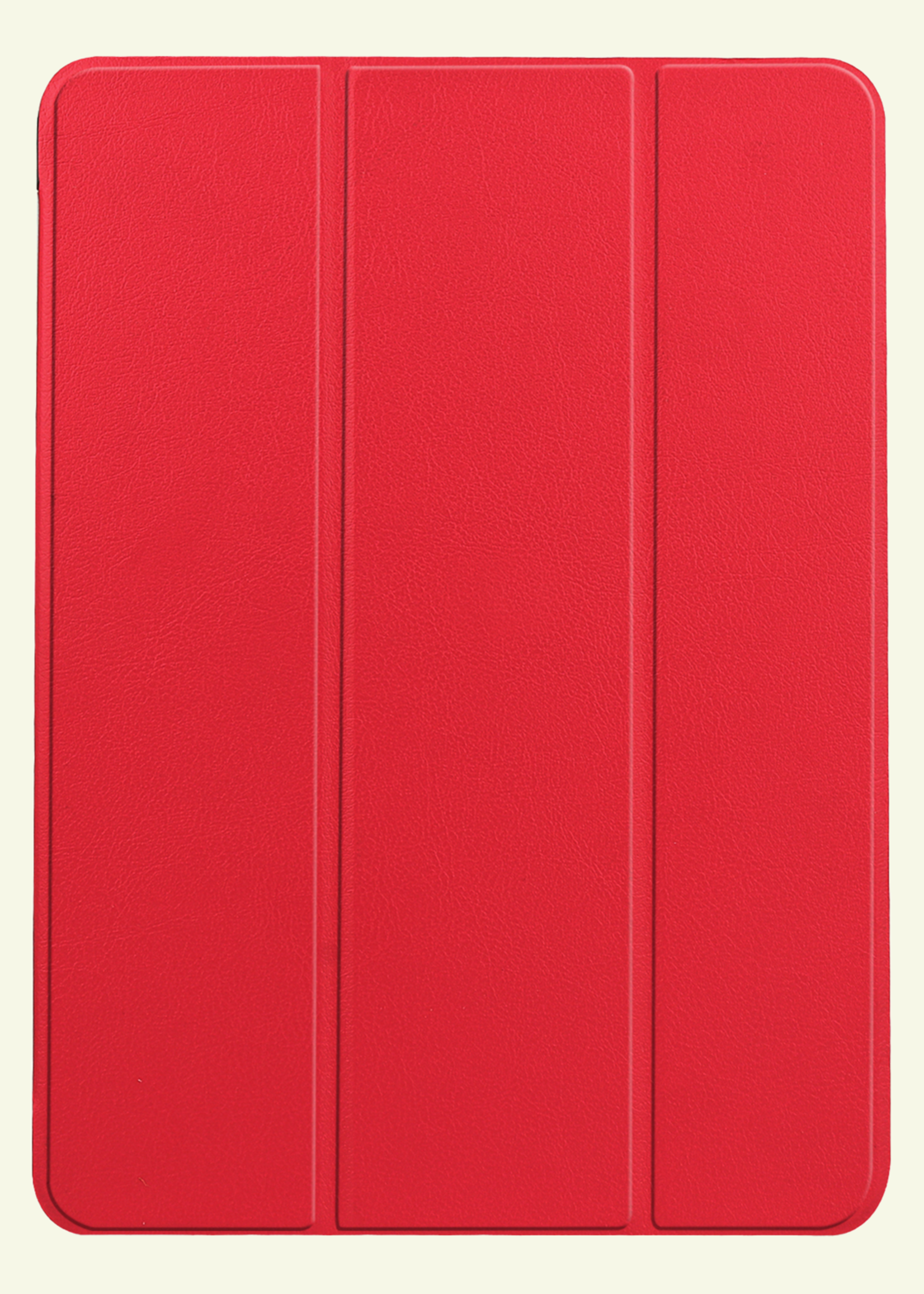 LUQ Hoes Geschikt voor iPad Air 6 (13 inch) Hoes Luxe Hoesje Book Case Met Screenprotector - Hoesje Geschikt voor iPad Air 2024 (13 inch) Hoes Cover - Rood