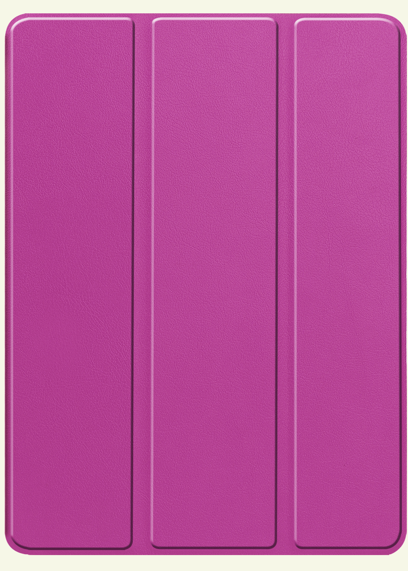 LUQ Hoes Geschikt voor iPad Pro 2024 (11 inch) Hoes Luxe Hoesje Case Met Uitsparing Geschikt voor Apple Pencil Met Screenprotector - Hoesje Geschikt voor iPad Pro 2024 11 inch (7e generatie) Hoes Cover - Paars