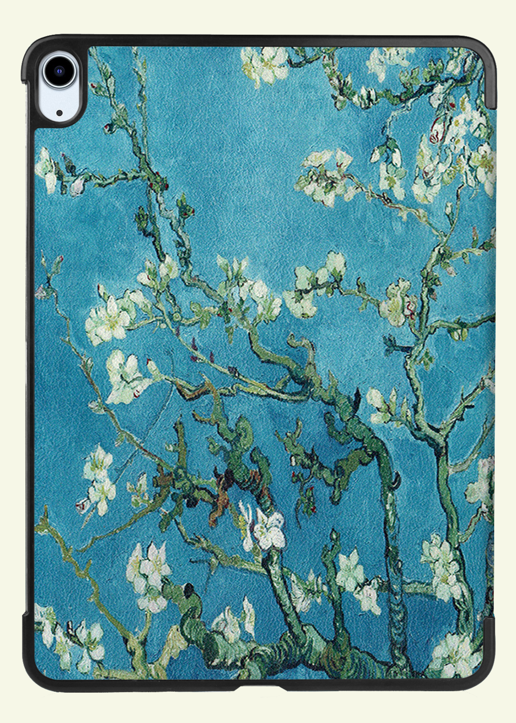 LUQ Hoes Geschikt voor iPad Air 6 (11 inch) Hoes Luxe Hoesje Case Met Uitsparing Geschikt voor Apple Pencil Met Screenprotector - Hoesje Geschikt voor iPad Air 2024 (11 inch) Hoes Cover - Bloesem