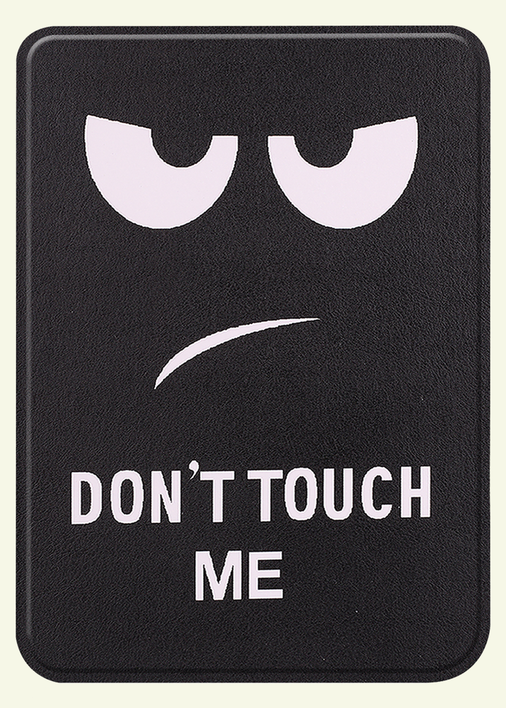 LUQ Hoesje Geschikt voor Kobo Clara Colour Hoes Bescherm Hoesje Case Luxe Sleep Cover - Don't Touch Me