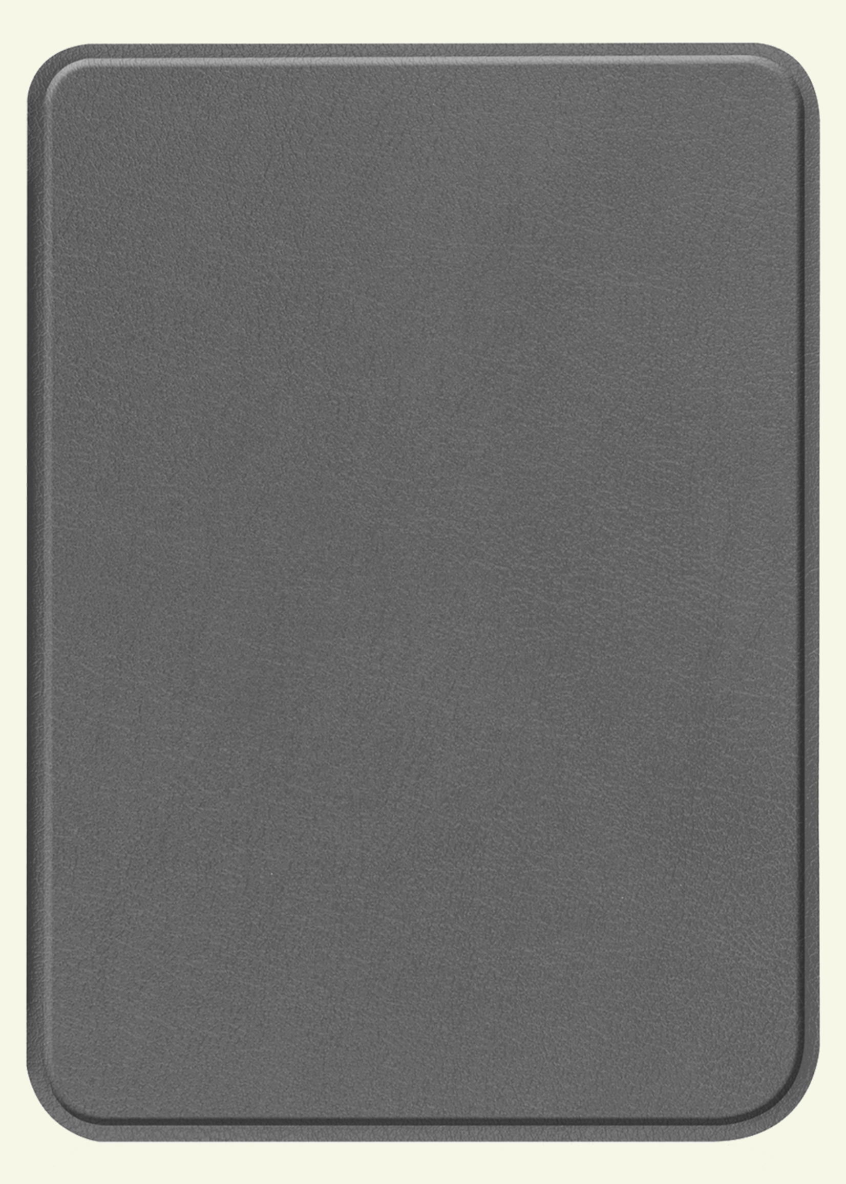 LUQ Hoesje Geschikt voor Kobo Clara BW Hoes Bescherm Hoesje Case Luxe Sleep Cover - Grijs