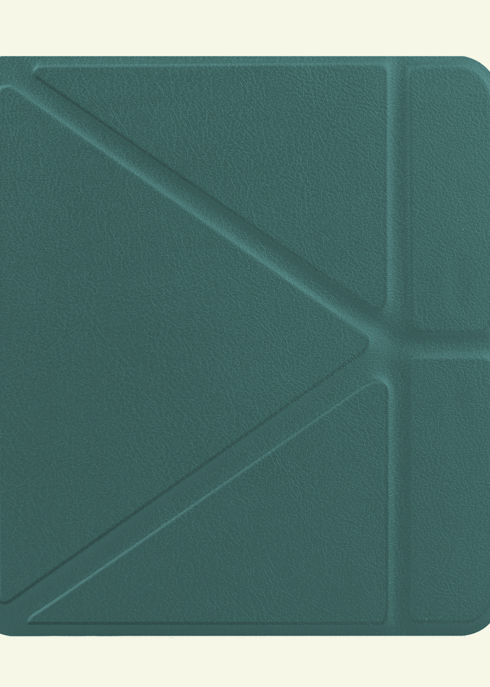 LUQ Hoesje Geschikt voor Kobo Libra Colour Hoes Bescherm Hoesje Case Trifold - Donkergroen