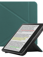 LUQ LUQ Kobo Libra Colour Hoesje Trifold - Donkergroen