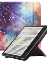 LUQ LUQ Kobo Libra Colour Hoesje Trifold - Galaxy