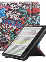 LUQ LUQ Kobo Libra Colour Hoesje Trifold - Graffity