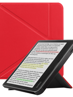 LUQ LUQ Kobo Libra Colour Hoesje Trifold - Rood