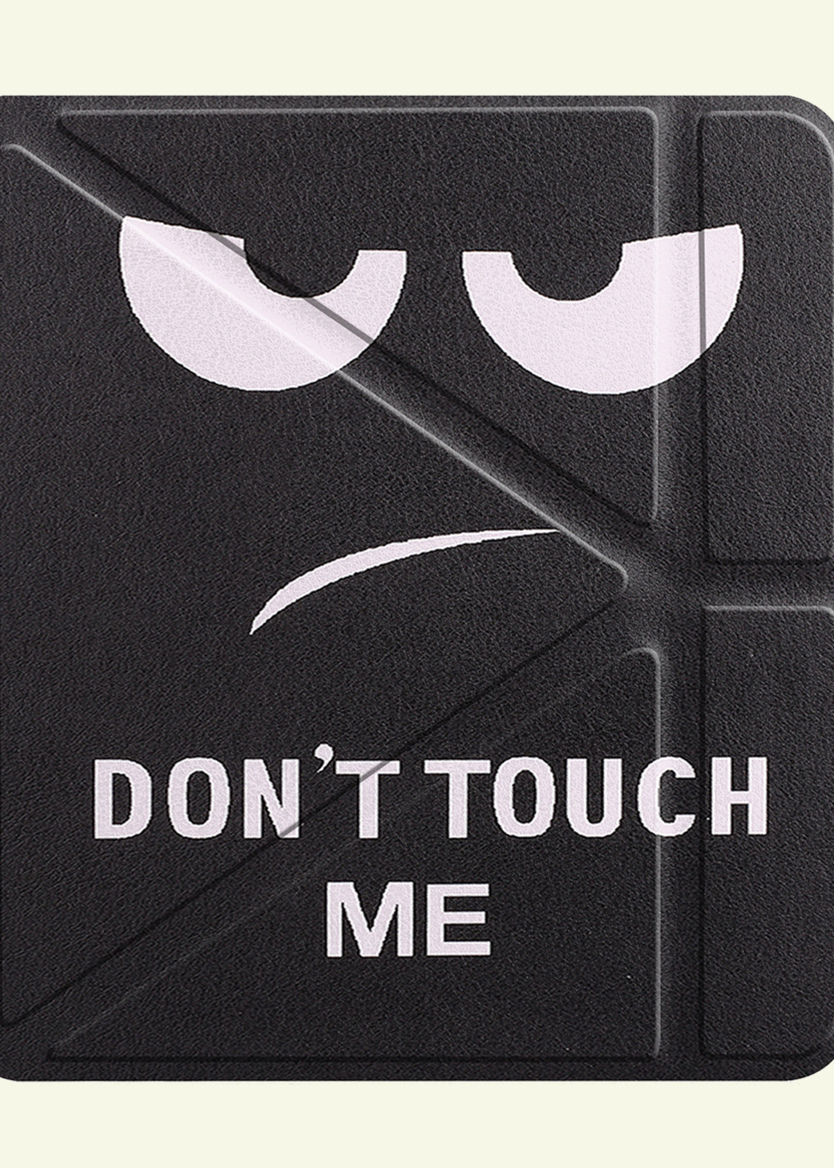LUQ Hoesje Geschikt voor Kobo Libra Colour Hoes Bescherm Hoesje Case Trifold - Don't Touch Me