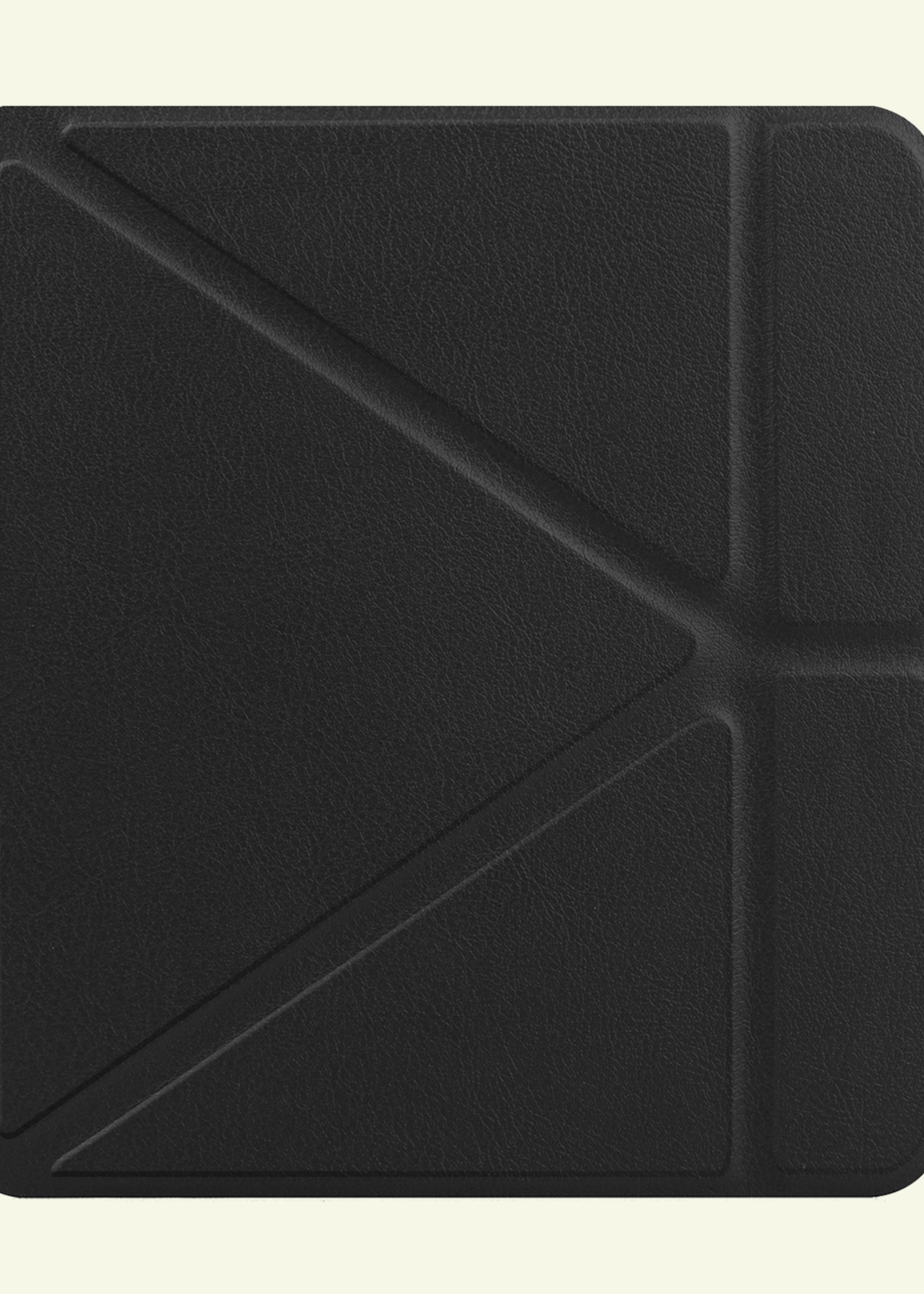 LUQ Hoesje Geschikt voor Kobo Libra Colour Hoes Bescherm Hoesje Case Trifold - Zwart