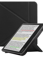 LUQ LUQ Kobo Libra Colour Hoesje Trifold - Zwart