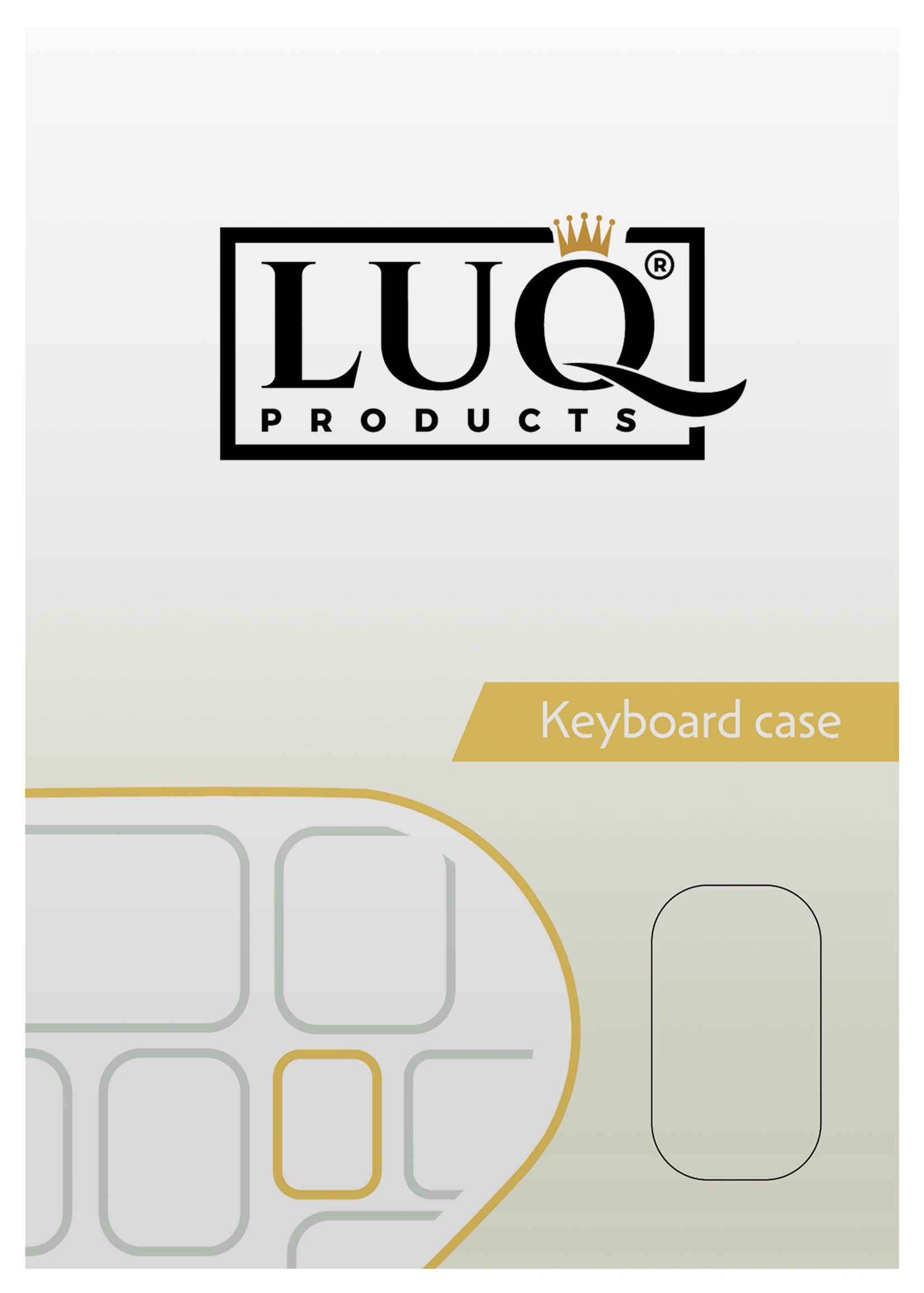 LUQ iPad Air 6 (13 inch) Hoesje Toetsenbord Hoes Luxe Keyboard Case Cover (10,9 inch) - Zwart