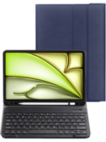 LUQ LUQ iPad Air 6 (13 inch) Toetsenbordhoes - Donkerblauw