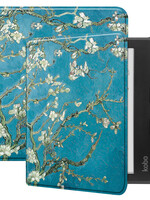 LUQ LUQ Kobo Libra Colour Hoesje - Bloesem