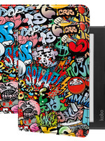 LUQ LUQ Kobo Libra Colour Hoesje - Graffity