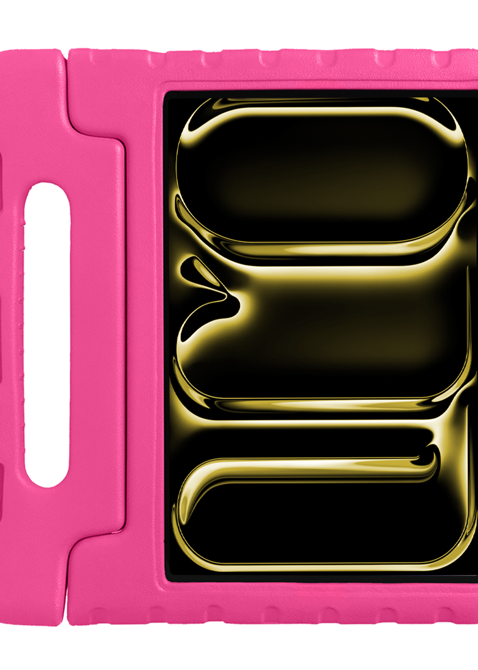 LUQ iPad Pro 11 inch 2024 Hoes Kinder Hoesje Kids Case Cover Kids Proof - iPad Pro 11 inch 2024 Kinder Hoes - Roze