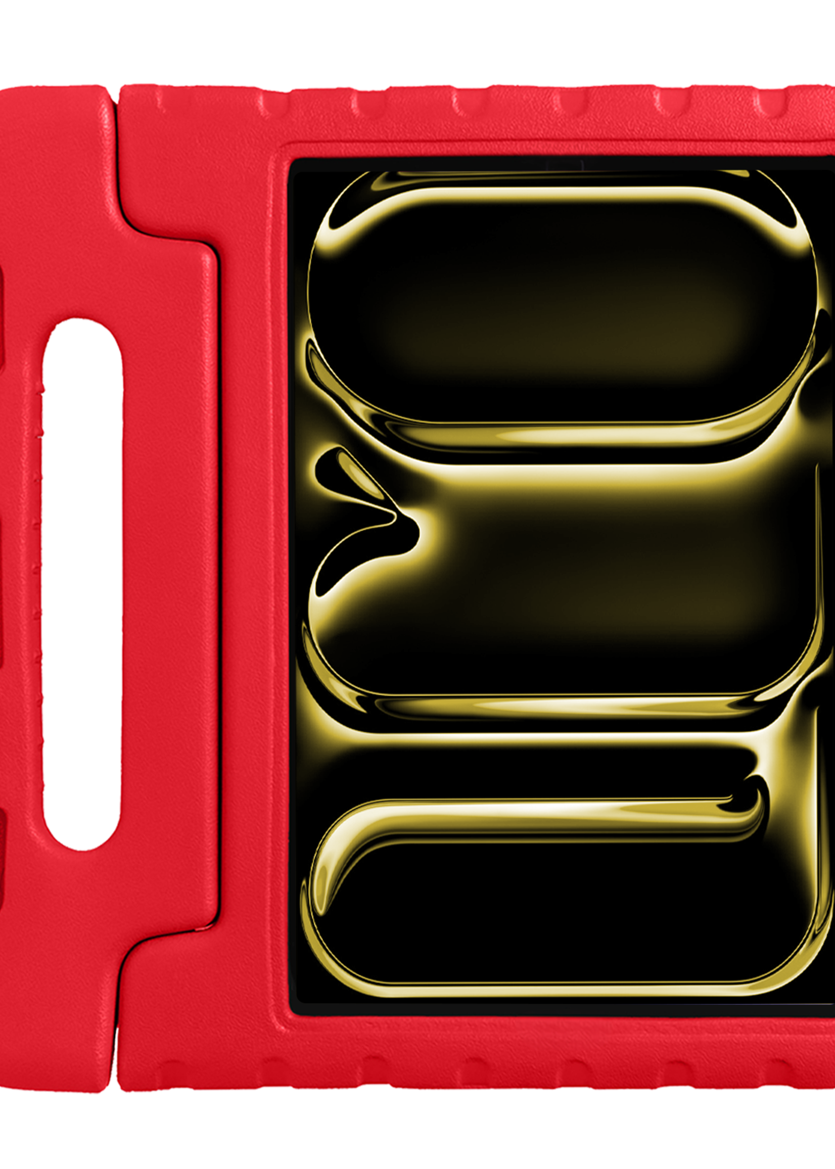 LUQ iPad Pro 11 inch 2024 Hoes Kinder Hoesje Kids Case Cover Kids Proof - iPad Pro 11 inch 2024 Kinder Hoes - Rood