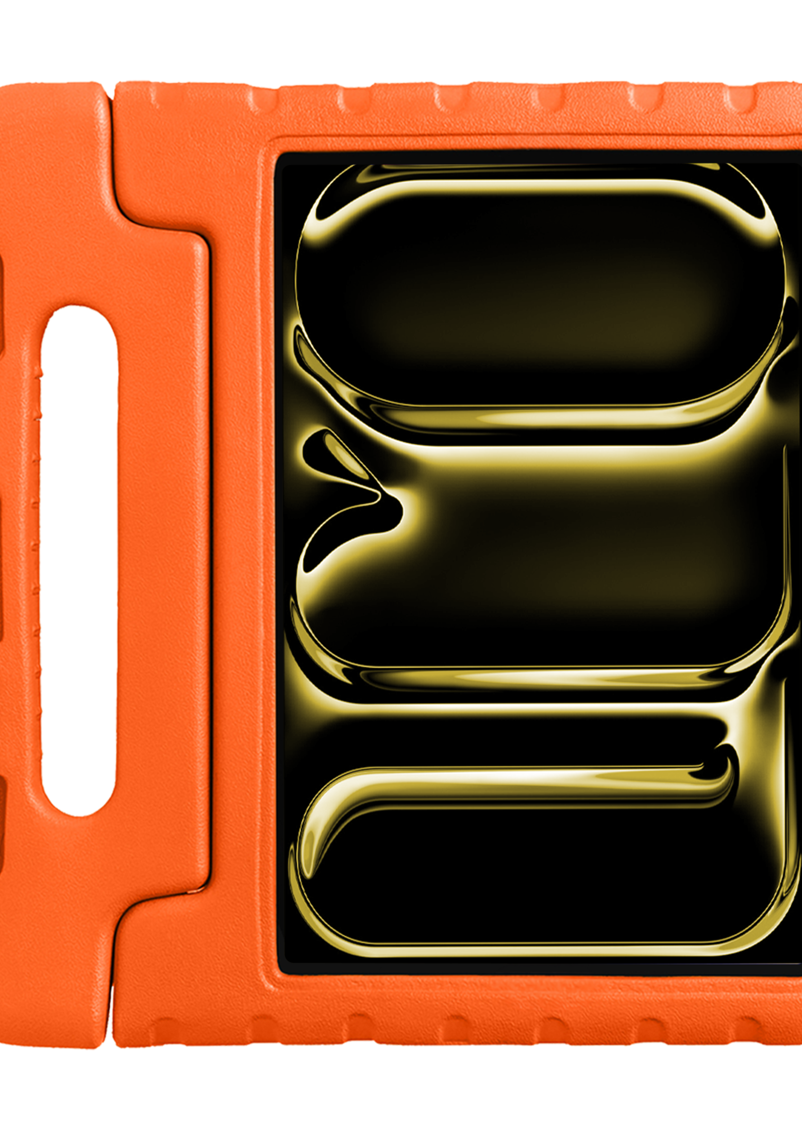 LUQ iPad Pro 11 inch 2024 Hoes Kinder Hoesje Kids Case Cover Kids Proof - iPad Pro 11 inch 2024 Kinder Hoes - Oranje