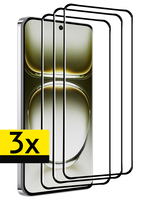 LUQ LUQ Oppo Reno12 Screenprotector Full Cover - 3 PACK