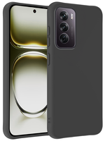 LUQ LUQ Oppo Reno12 Pro Hoesje Siliconen - Zwart