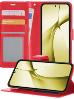 LUQ LUQ OnePlus Nord CE4 Hoesje Bookcase - Rood