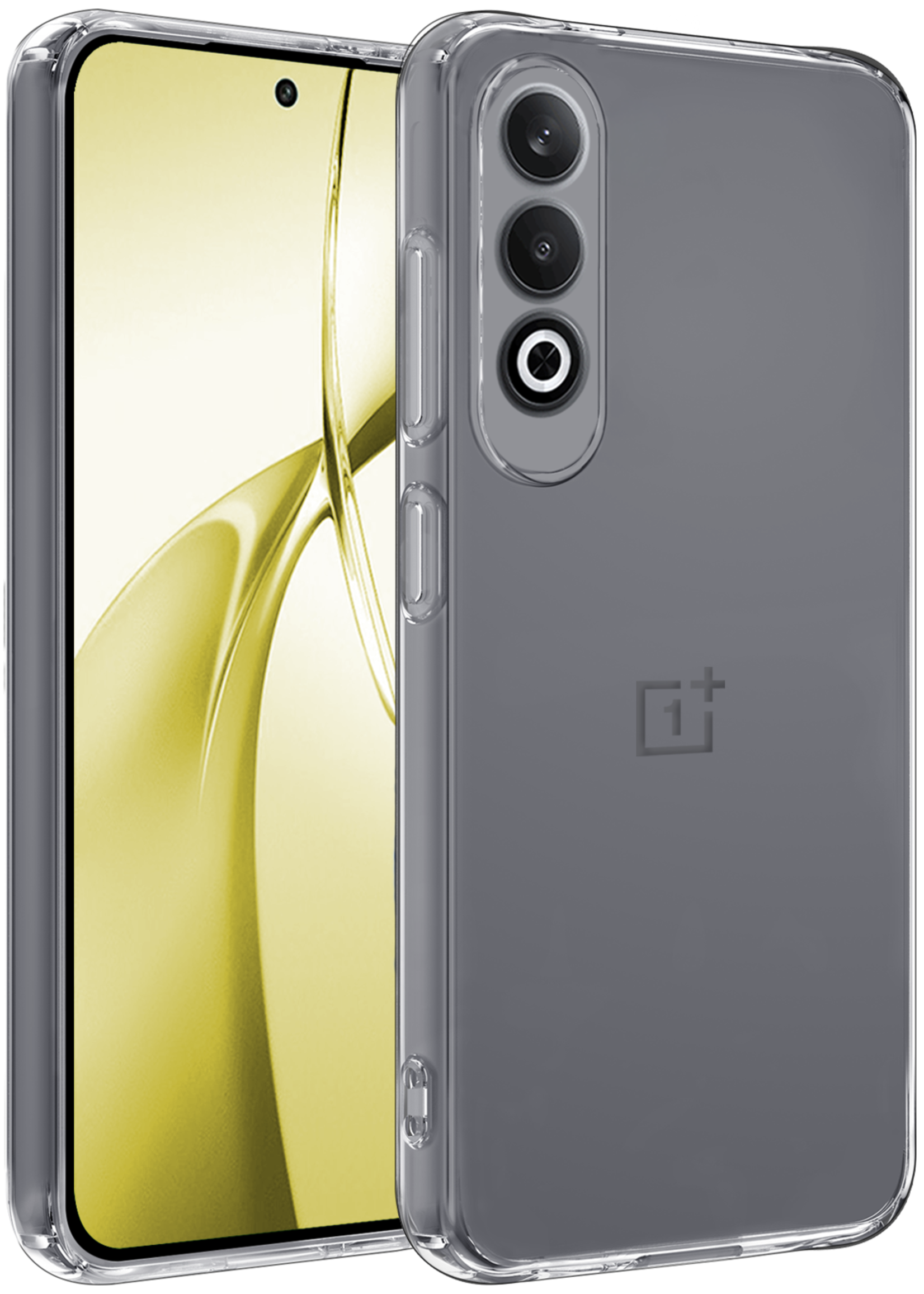 LUQ Hoesje Geschikt voor OnePlus Nord CE4 Hoesje Siliconen Case Hoes - Hoes Geschikt voor OnePlus Nord CE4 Hoes Cover Case - Transparant