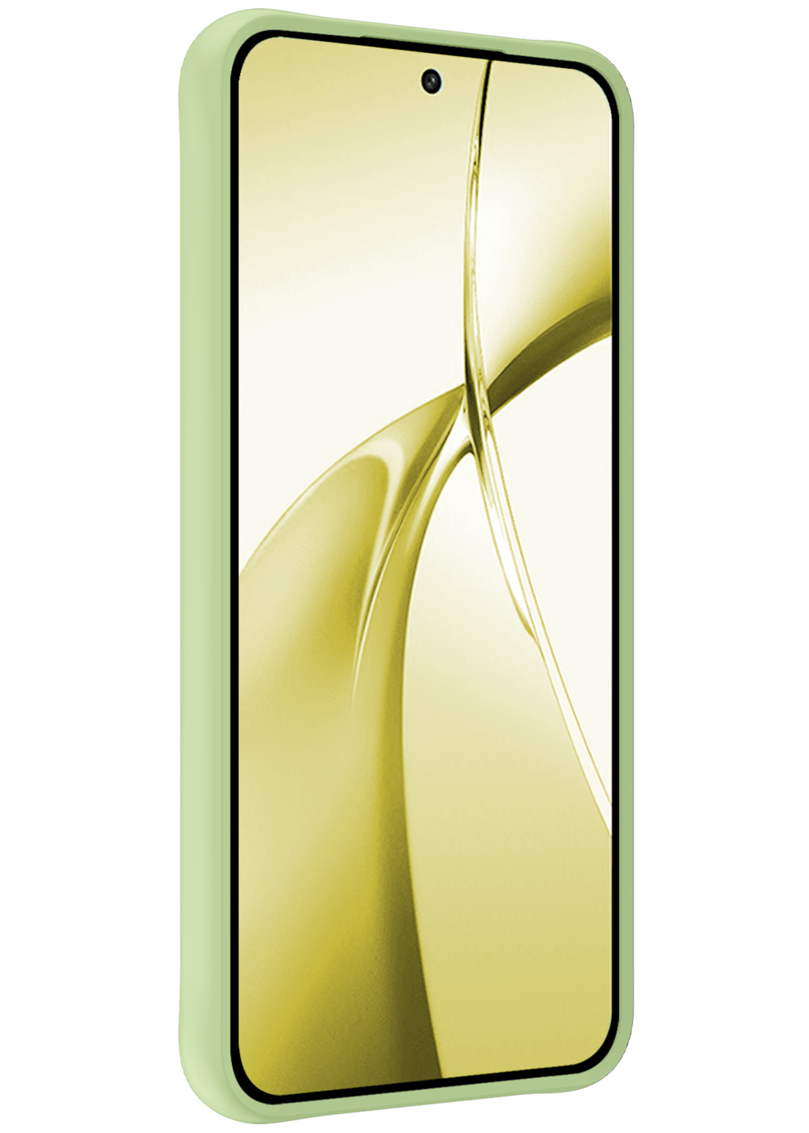 LUQ Hoesje Geschikt voor OnePlus Nord CE4 Hoesje Siliconen Case Hoes - Hoes Geschikt voor OnePlus Nord CE4 Hoes Cover Case - Groen