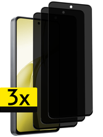 LUQ LUQ OnePlus Nord CE4 Screenprotector Glas Privacy - 3 PACK