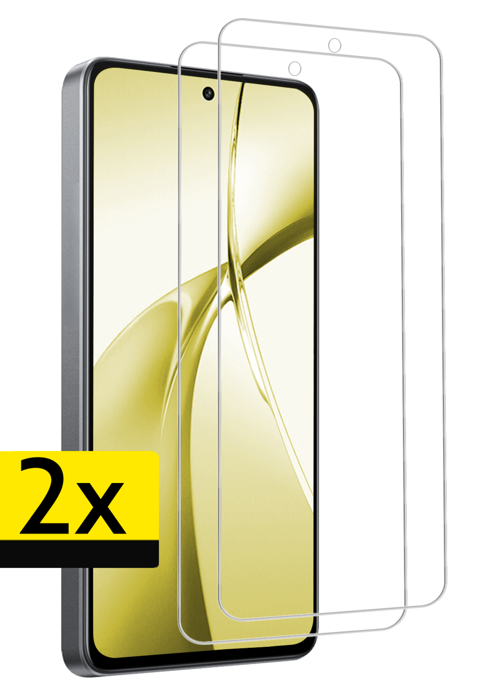 LUQ Screenprotector Geschikt voor OnePlus Nord CE4 Screenprotector Glas Gehard Tempered Glass - Screenprotector Geschikt voor OnePlus Nord CE4 Screen Protector Screen Cover - 2 PACK