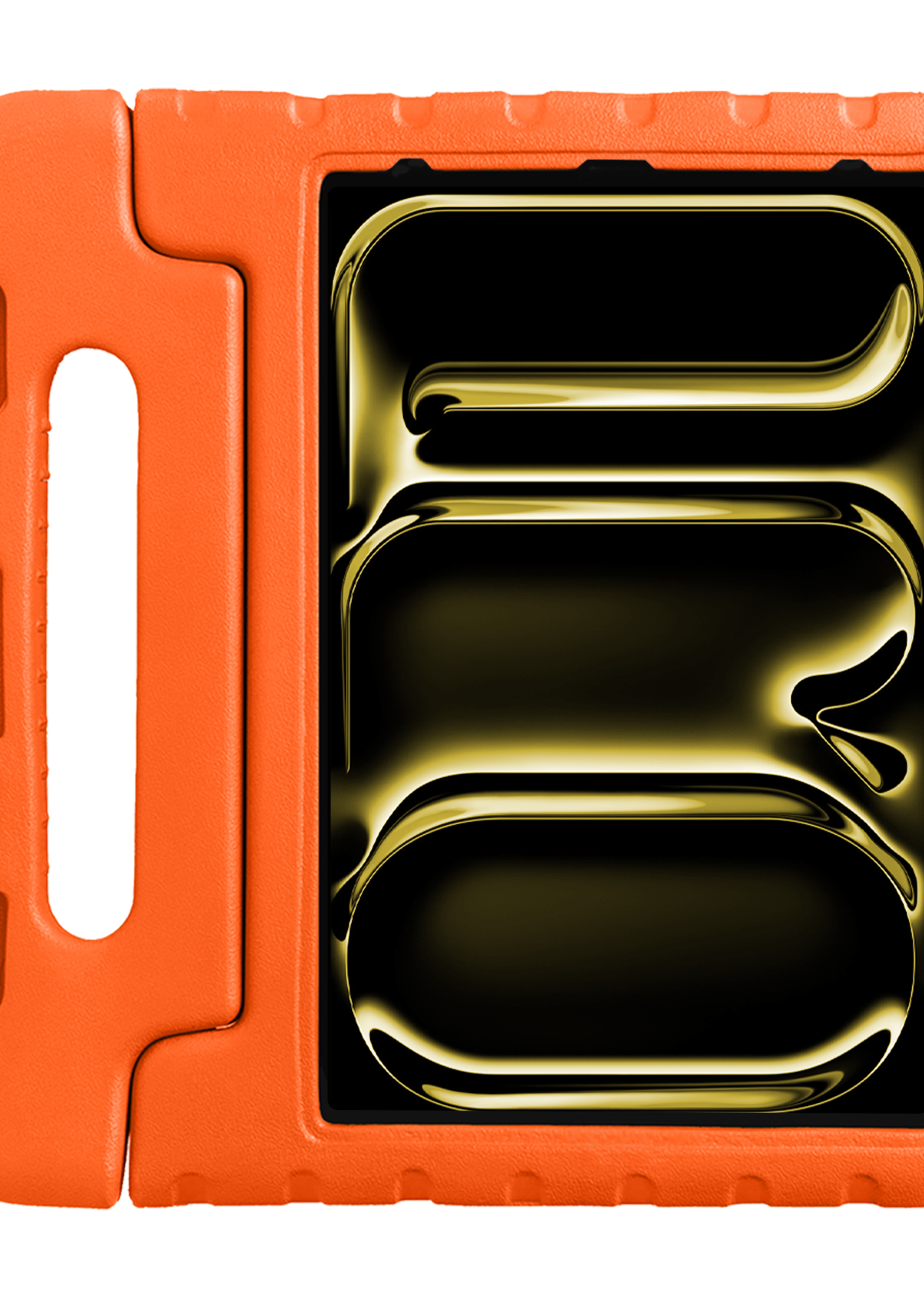 LUQ iPad Pro 12,9 inch 2018 Hoes Kinder Hoesje Kids Case Cover Kids Proof - iPad Pro 12,9 inch 2018 Kinder Hoes - Oranje