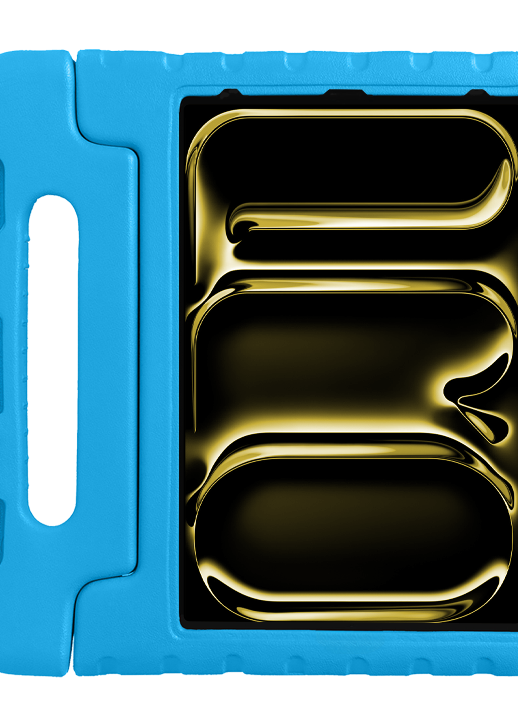 LUQ iPad Pro 12,9 inch 2021 Hoes Kinder Hoesje Kids Case Cover Kids Proof - iPad Pro 12,9 inch 2021 Kinder Hoes - Licht Blauw