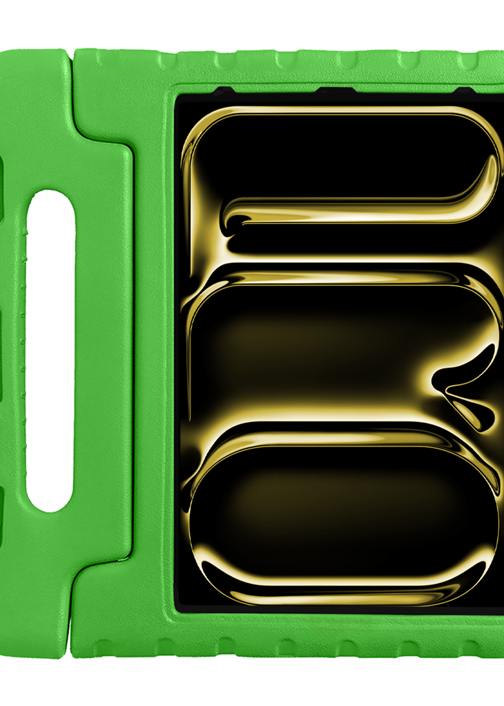 LUQ iPad Pro 12,9 inch 2021 Hoes Kinder Hoesje Kids Case Cover Kids Proof - iPad Pro 12,9 inch 2021 Kinder Hoes - Groen